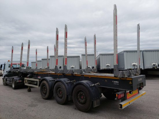 DOLL Holzauflieger H3S-12, Tydraul , Langholz, 2+4 verstellbare Rungenpaare, Langholz, Liftachse, - Log semi-trailer: picture 2 DOLL Holzauflieger H3S-12, Tydraul , Langholz, 2+4 verstellbare Rungenpaare, Langholz, Liftachse, - Log semi-trailer: picture 2