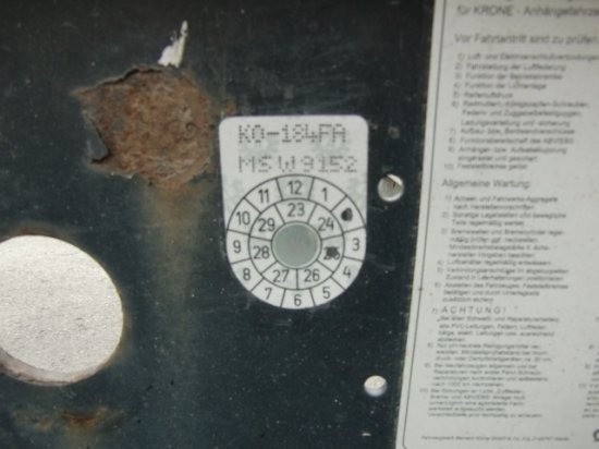 Container transporter/ Swap body trailer Krone Maxi Lafette BPW Achsen 3 Stück: picture 9 Container transporter/ Swap body trailer Krone Maxi Lafette BPW Achsen 3 Stück: picture 9