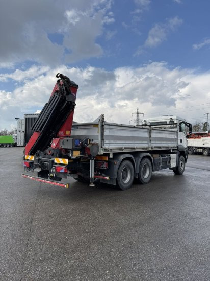 MAN TGS 26.430 6x4 3-Seitenkipper,  HMF 2020K-RC Heckkran abnehmbar, - Tipper, Crane truck: picture 4 MAN TGS 26.430 6x4 3-Seitenkipper,  HMF 2020K-RC Heckkran abnehmbar, - Tipper, Crane truck: picture 4