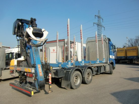 Mercedes-Benz Arocs 3353 6x4 Holztransp., Palfinger Kran Epsilon - Log truck, Crane truck: picture 4 Mercedes-Benz Arocs 3353 6x4 Holztransp., Palfinger Kran Epsilon - Log truck, Crane truck: picture 4