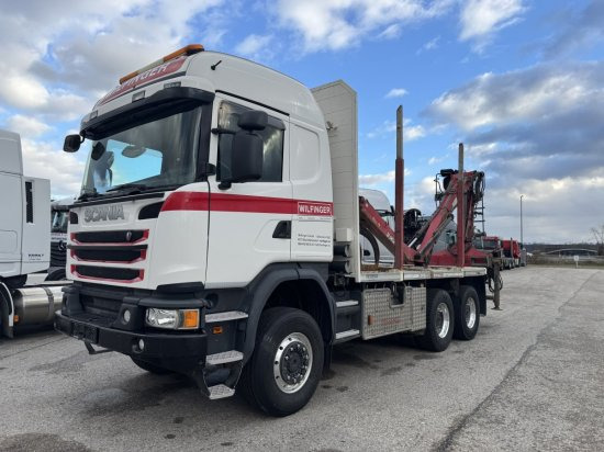 Scania G490 6X6 Blatt-Blatt Penz Kran 12.Z8.70 - Log truck, Crane truck: picture 3 Scania G490 6X6 Blatt-Blatt Penz Kran 12.Z8.70 - Log truck, Crane truck: picture 3