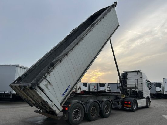 Tipper semi-trailer Schmitz SGF S3 Alu Kippmulde 36,5 m³, Liftachse, Hardoxboden, Rollplane, Podest: picture 14 Tipper semi-trailer Schmitz SGF S3 Alu Kippmulde 36,5 m³, Liftachse, Hardoxboden, Rollplane, Podest: picture 14