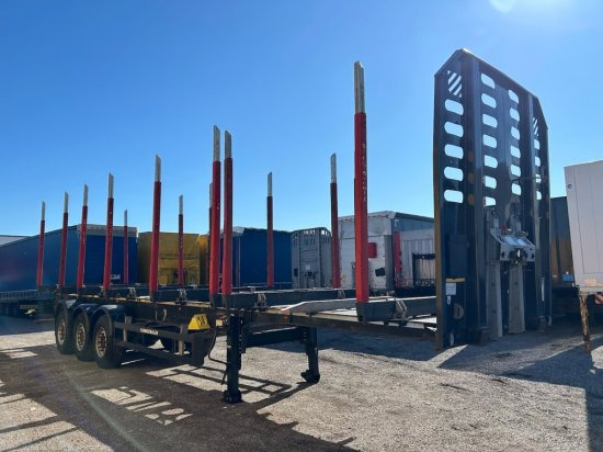 Schwarzmüller Holzauflieger, 8 Rungenpaare, SAF-Achsen, Liftachse - Log semi-trailer: picture 3 Schwarzmüller Holzauflieger, 8 Rungenpaare, SAF-Achsen, Liftachse - Log semi-trailer: picture 3