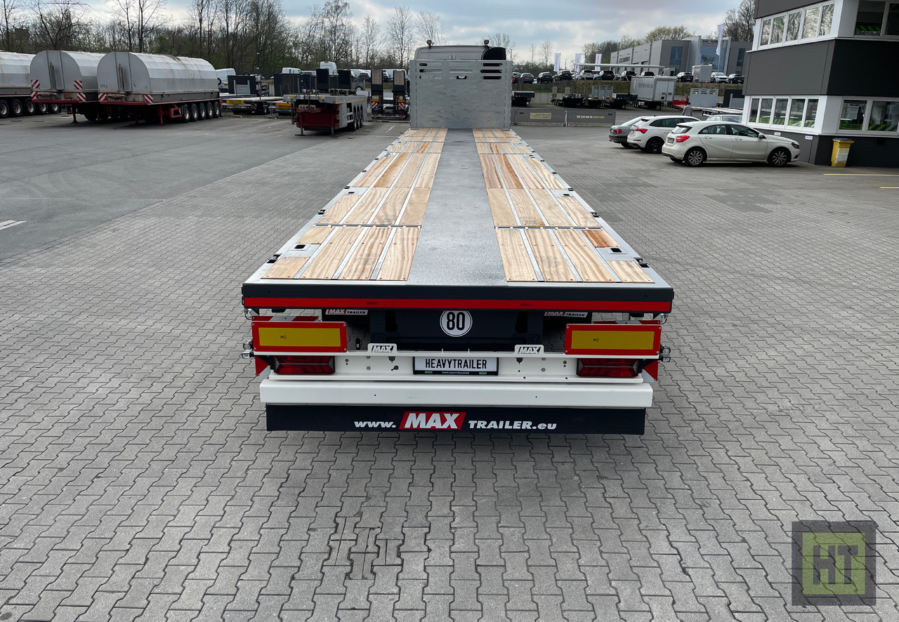 New Dropside/ Flatbed semi-trailer Faymonville MAX Trailer 3-Achs-Tele-Plateau: picture 7