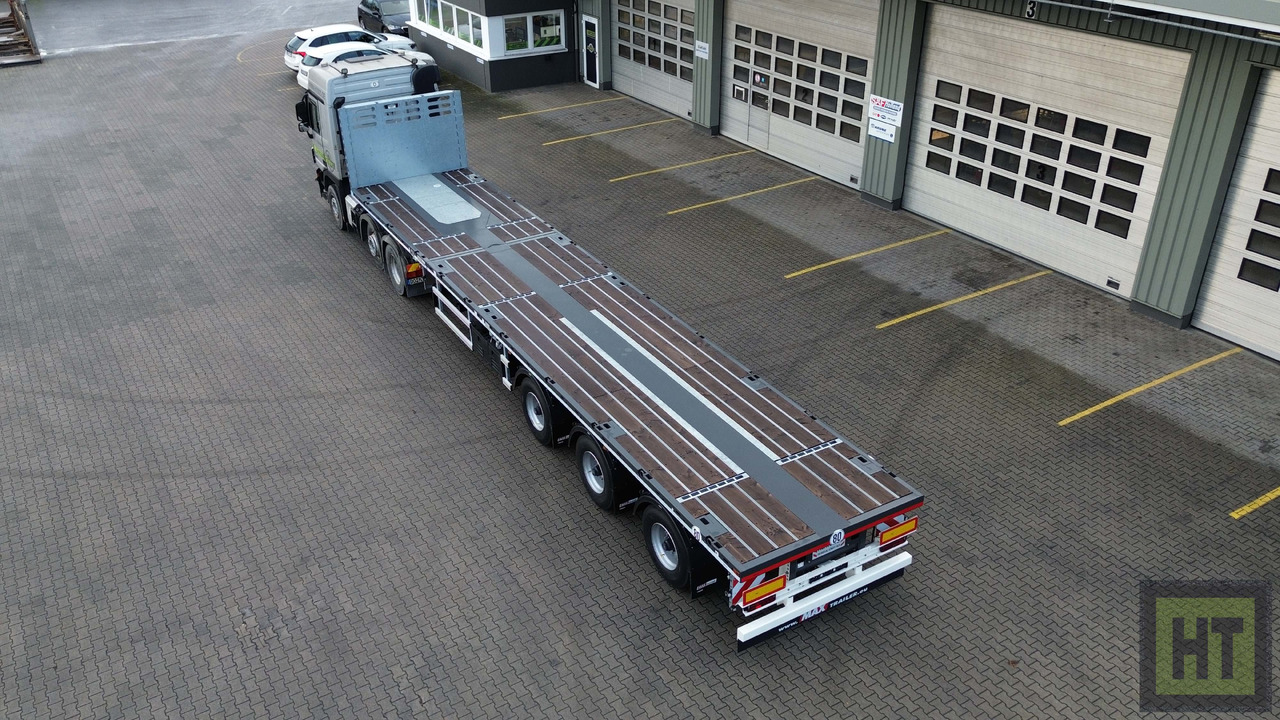 Faymonville MAX Trailer 3-Achs-Tele-Plateau zwangsgelenkt - Dropside/ Flatbed semi-trailer: picture 1 Faymonville MAX Trailer 3-Achs-Tele-Plateau zwangsgelenkt - Dropside/ Flatbed semi-trailer: picture 1