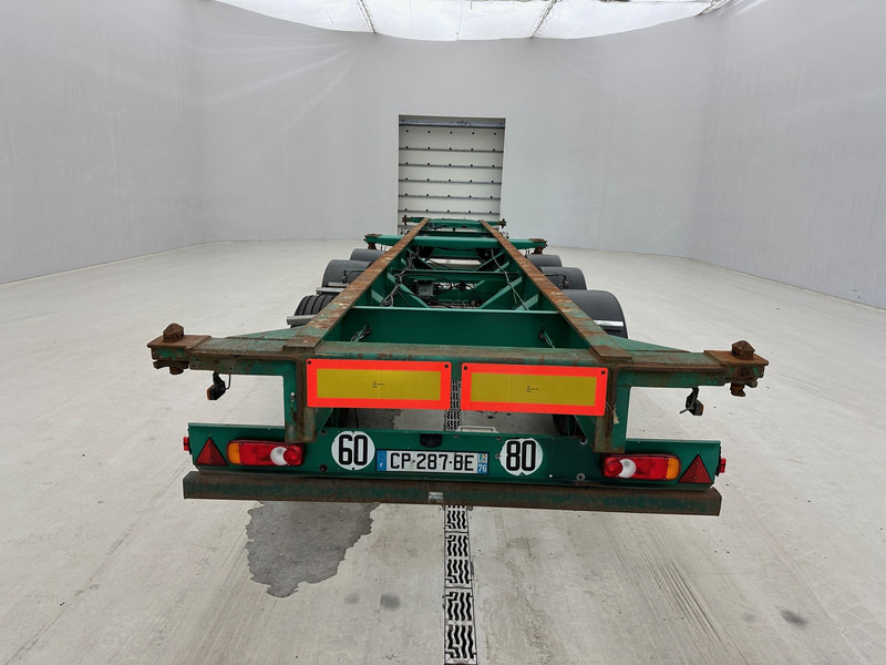 Container transporter/ Swap body semi-trailer Fruehauf 4 x Skelet 2 x 20-40 ft: picture 12