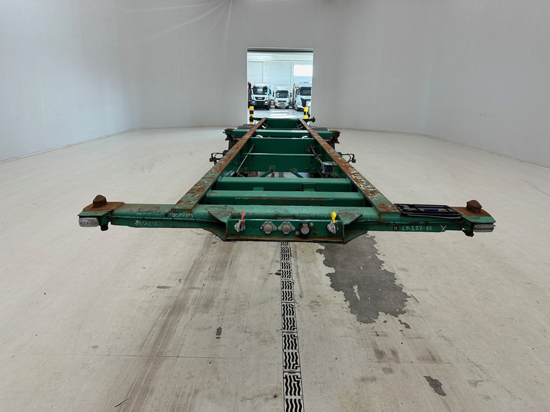 Container transporter/ Swap body semi-trailer Fruehauf 4 x Skelet 2 x 20-40 ft: picture 8