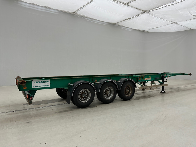 Container transporter/ Swap body semi-trailer Fruehauf 4 x Skelet 2 x 20-40 ft: picture 11