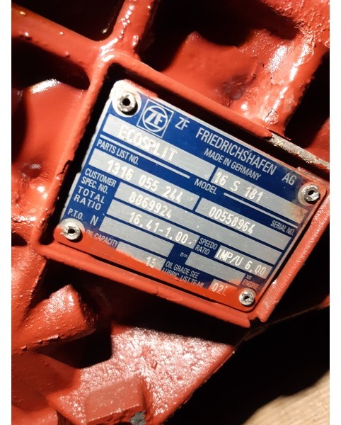 Gearbox Iveco Versnellingsbak ZF 16S181: picture 6