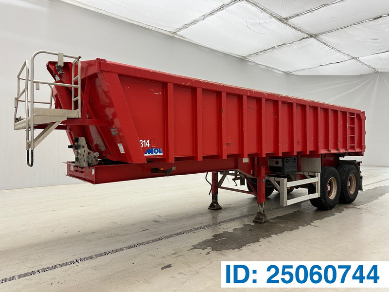 MOL 22 cub in steel - Tipper semi-trailer: picture 1 MOL 22 cub in steel - Tipper semi-trailer: picture 1