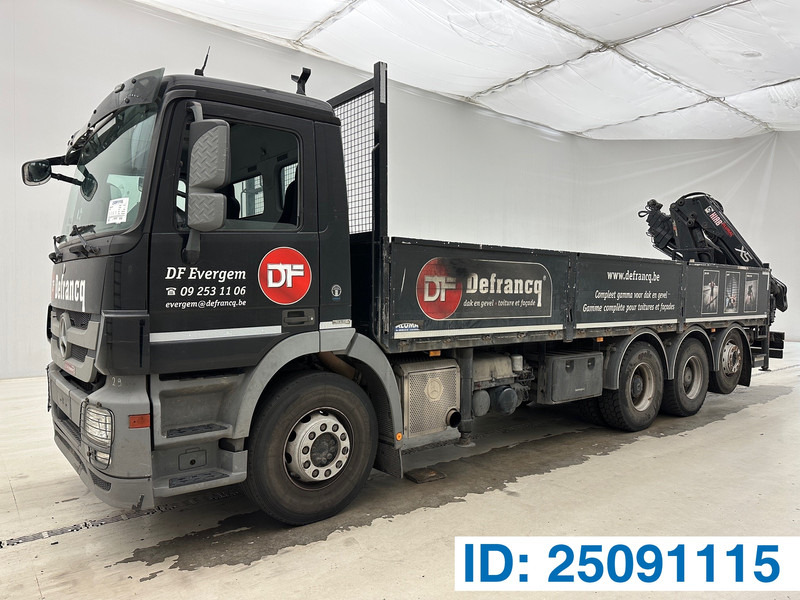 Mercedes-Benz Actros 3236 - 8x4 - Dropside/ Flatbed truck, Crane truck: picture 1 Mercedes-Benz Actros 3236 - 8x4 - Dropside/ Flatbed truck, Crane truck: picture 1
