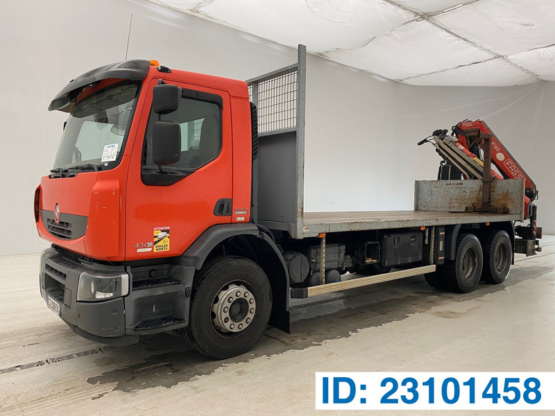 Renault Premium Lander 430* - Dropside/ Flatbed truck, Crane truck: picture 1 Renault Premium Lander 430* - Dropside/ Flatbed truck, Crane truck: picture 1