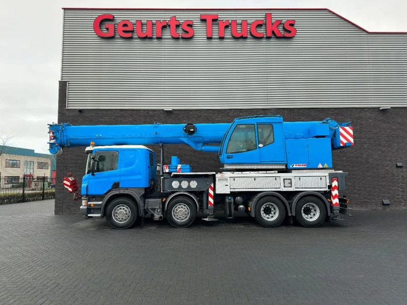 Scania P420 8X4 + FAUN HK 40 + JIB KRAAN/KRAN/CRANE/GRUA - Crane truck: picture 1 Scania P420 8X4 + FAUN HK 40 + JIB KRAAN/KRAN/CRANE/GRUA - Crane truck: picture 1