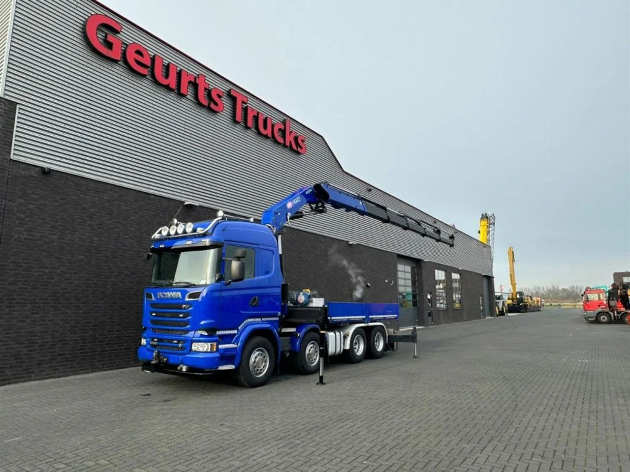 Scania R580 V8 8X4 TREKKER-BAKWAGEN COMBI + HMF 4020-K5 - Crane truck: picture 3 Scania R580 V8 8X4 TREKKER-BAKWAGEN COMBI + HMF 4020-K5 - Crane truck: picture 3