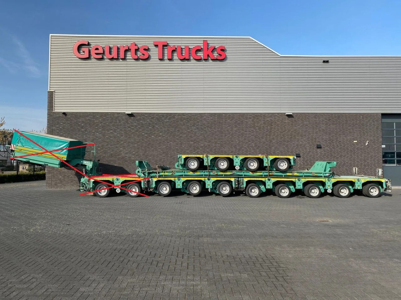 Kamag K22 12 MODULE AXEL LINES WITH GREINER BED - Semi-trailer: picture 1 Kamag K22 12 MODULE AXEL LINES WITH GREINER BED - Semi-trailer: picture 1