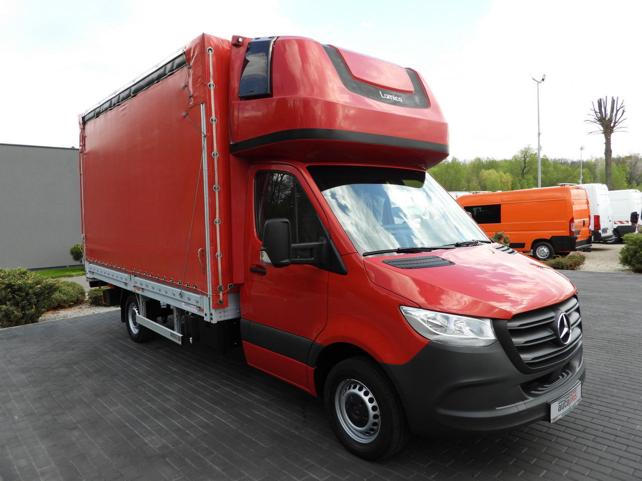 MERCEDES SPRINTER 316 8 PALLETS TARPAULIN LIFT CRUISE CONTROL AIR CONDITIONING  160HP - Curtain side van: picture 4 MERCEDES SPRINTER 316 8 PALLETS TARPAULIN LIFT CRUISE CONTROL AIR CONDITIONING  160HP - Curtain side van: picture 4