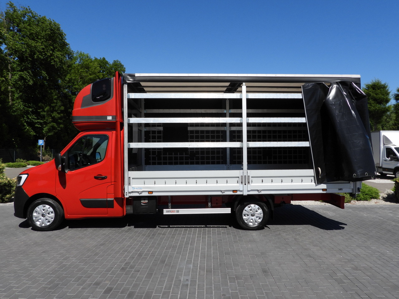 Curtain side van RENAULT MASTER  TARPAULIN WEBASTO CRUISE CONTROL LED LIGHTS PNEUMATICS AIR CONDITIONING  165HP: picture 9