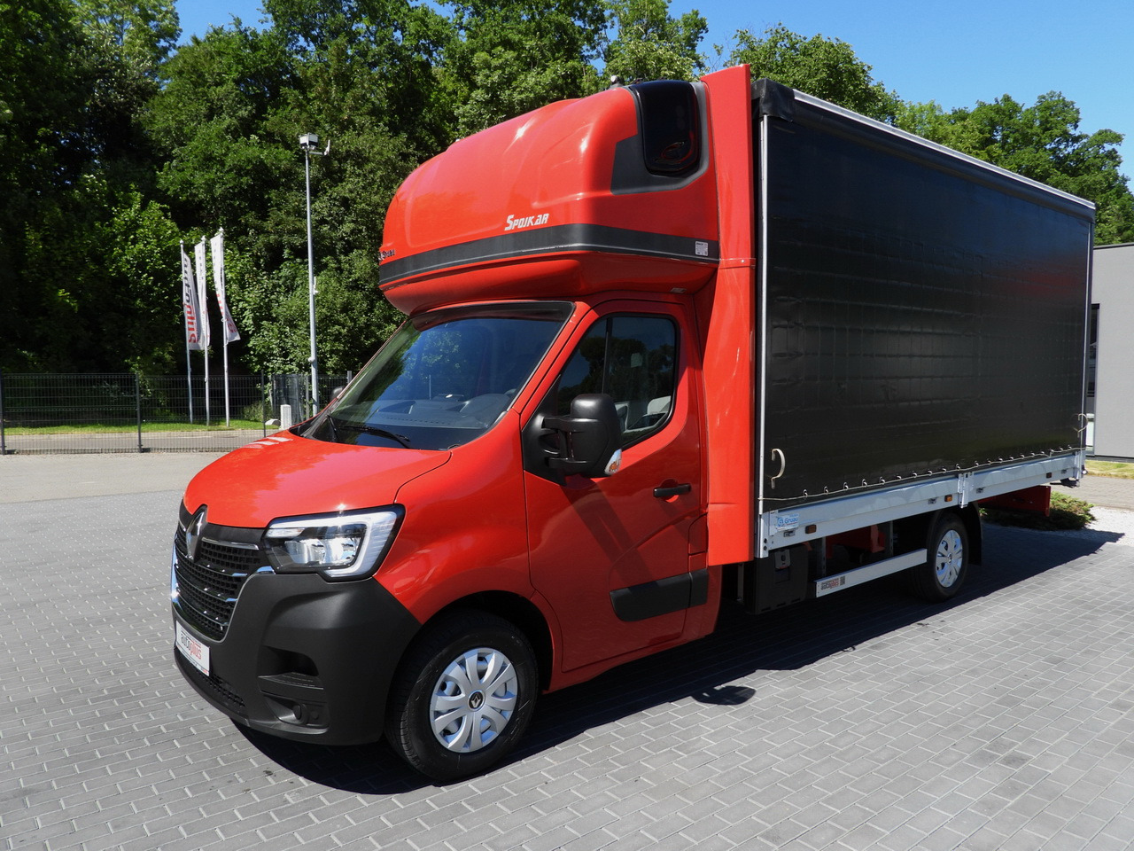Curtain side van RENAULT MASTER  TARPAULIN WEBASTO CRUISE CONTROL LED LIGHTS PNEUMATICS AIR CONDITIONING  165HP: picture 6