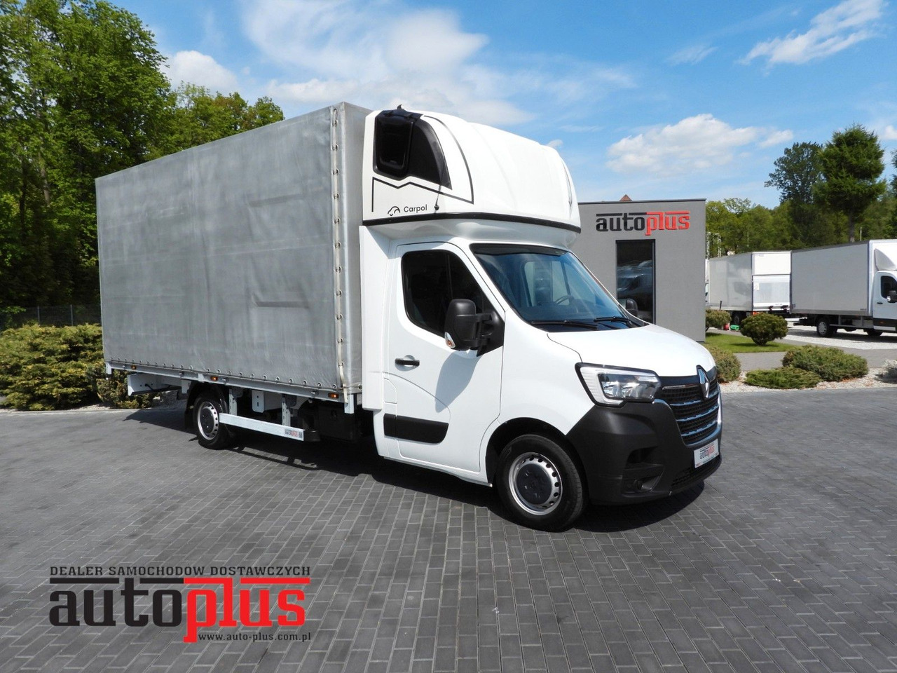 Renault MASTER PRITSCHE PLANE 10 PALETTEN WEBASTO A/C - Curtain side van: picture 1 Renault MASTER PRITSCHE PLANE 10 PALETTEN WEBASTO A/C - Curtain side van: picture 1