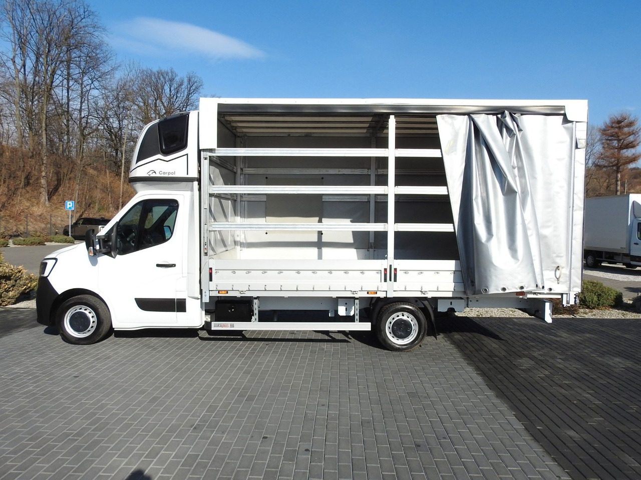 New Curtain side van Renault MASTER  PRITSCHE PLANE 10 PALETTEN WEBASTO: picture 8