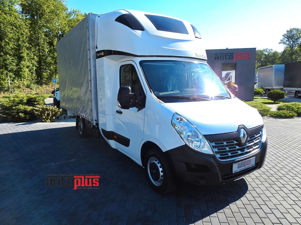 Renault MASTER PRITSCHE PLANE 8 PALETTEN WEBASTO A/C - Curtain side van, Combi van: picture 1 Renault MASTER PRITSCHE PLANE 8 PALETTEN WEBASTO A/C - Curtain side van, Combi van: picture 1