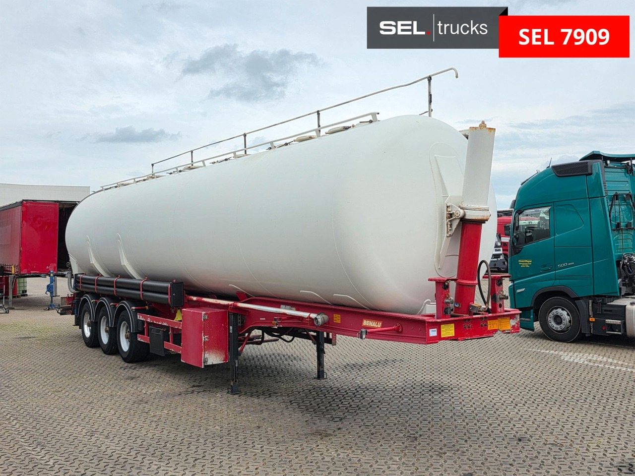 Benalu Neptune 62 / Kippsilo / 62m3 - Silo semi-trailer: picture 3 Benalu Neptune 62 / Kippsilo / 62m3 - Silo semi-trailer: picture 3