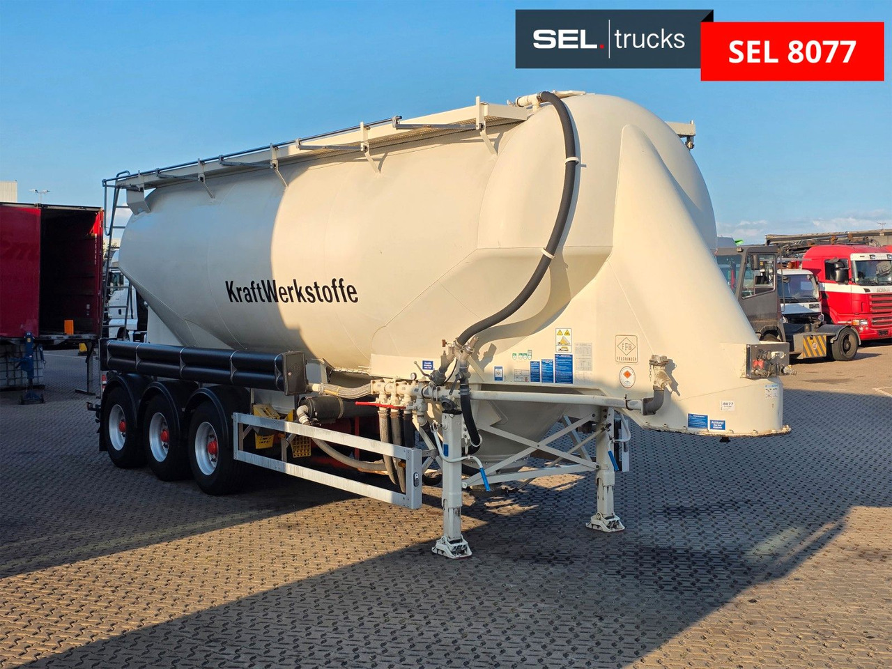 Feldbinder EUT 40.3/7645/A/2 / 1 Kammer - Silo semi-trailer: picture 3 Feldbinder EUT 40.3/7645/A/2 / 1 Kammer - Silo semi-trailer: picture 3