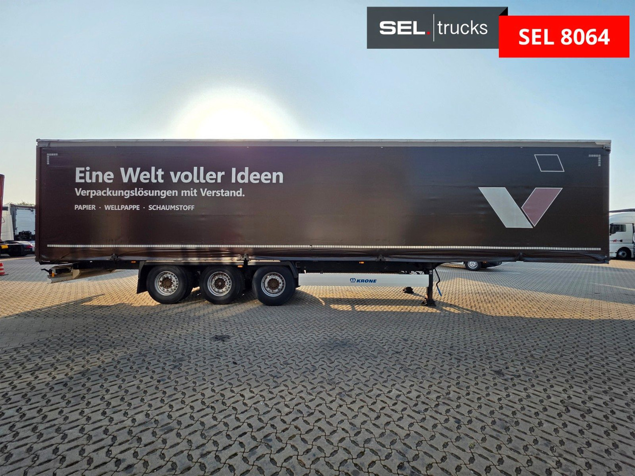 Krone SZ / EDSCHA / Liftachse - Curtainsider semi-trailer: picture 4 Krone SZ / EDSCHA / Liftachse - Curtainsider semi-trailer: picture 4