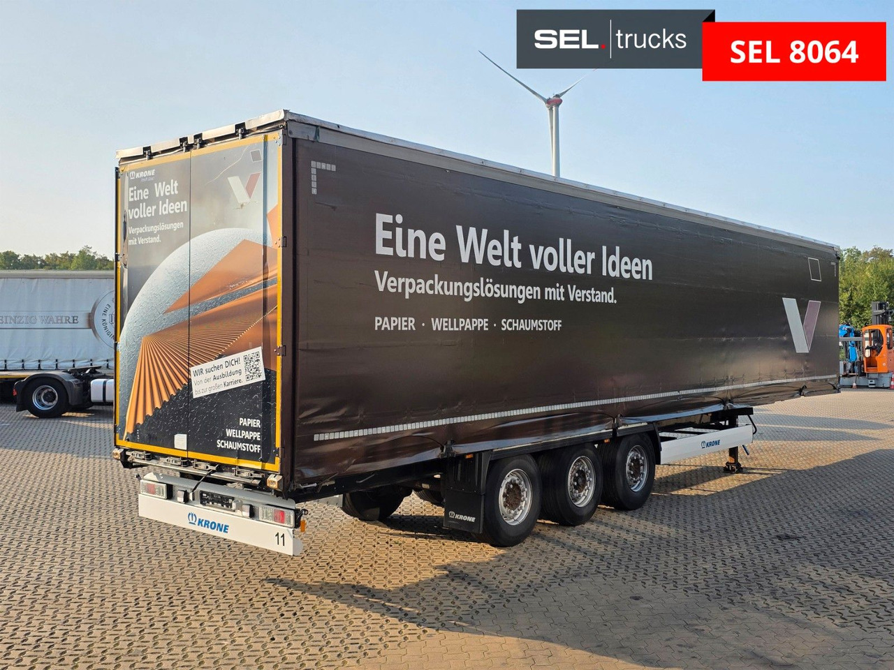 Krone SZ / EDSCHA / Liftachse - Curtainsider semi-trailer: picture 5 Krone SZ / EDSCHA / Liftachse - Curtainsider semi-trailer: picture 5