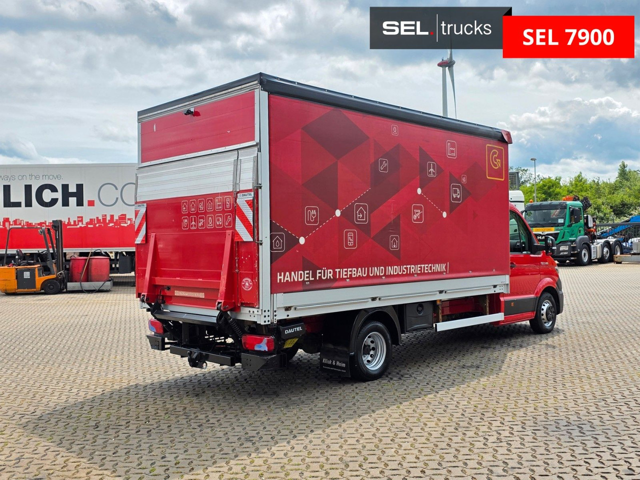 MAN TGE 5.180 / Ladebordwand / Aluklappen / 6D - Curtain side van: picture 5 MAN TGE 5.180 / Ladebordwand / Aluklappen / 6D - Curtain side van: picture 5