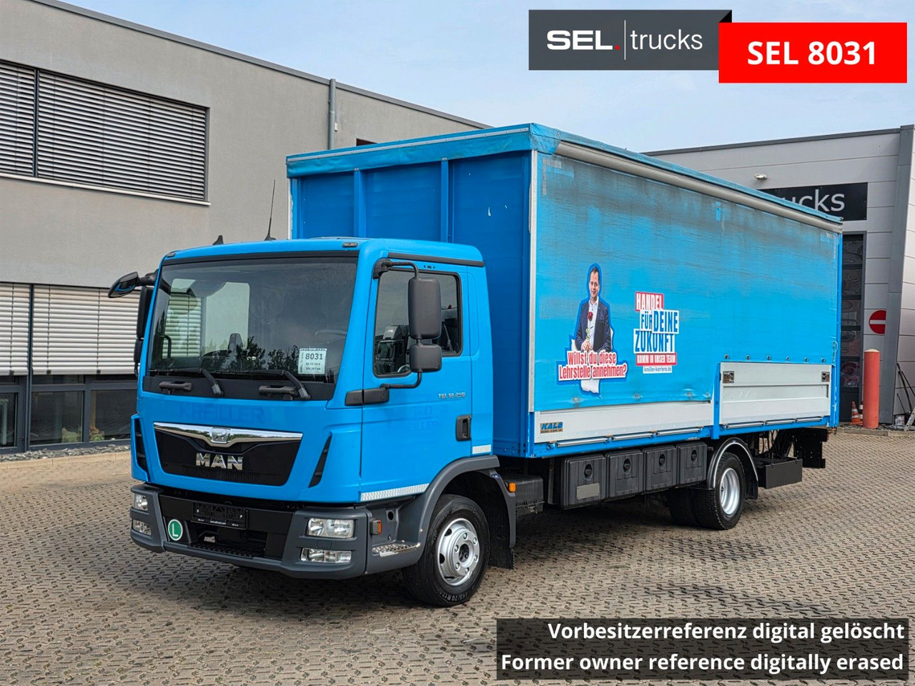MAN TGL 12.250 4x2 BL / Ladebordwand / Aluklappen - Curtainsider truck: picture 1 MAN TGL 12.250 4x2 BL / Ladebordwand / Aluklappen - Curtainsider truck: picture 1