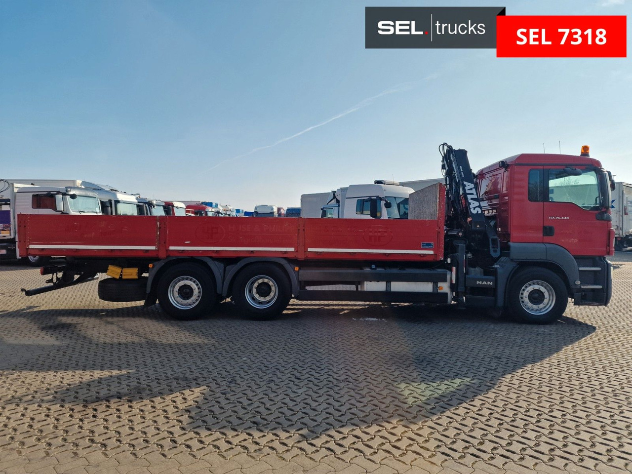MAN TGS 26.440 6x2-2 BL/Fernbedien. /Lenkachse/Atlas - Crane truck: picture 4 MAN TGS 26.440 6x2-2 BL/Fernbedien. /Lenkachse/Atlas - Crane truck: picture 4