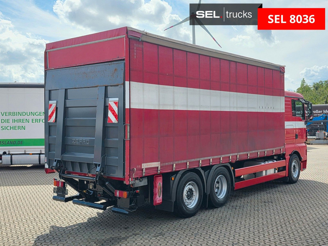 MAN TGX 26.360 6X2-2 LL / Intarder / Ldbw /Lenkachse - Curtainsider truck: picture 5 MAN TGX 26.360 6X2-2 LL / Intarder / Ldbw /Lenkachse - Curtainsider truck: picture 5