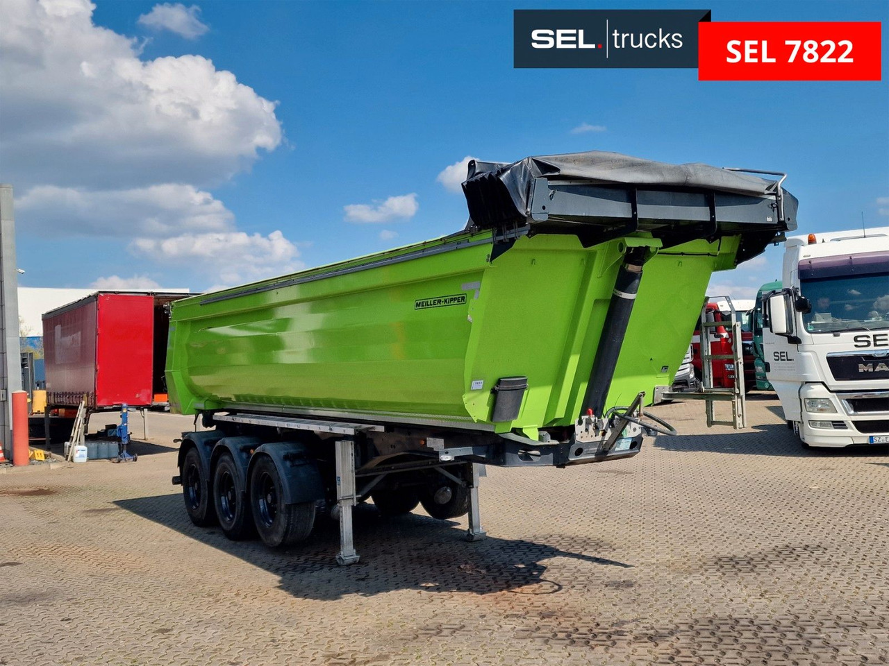 Meiller KISA 3 / Liftachse - Tipper semi-trailer: picture 3 Meiller KISA 3 / Liftachse - Tipper semi-trailer: picture 3