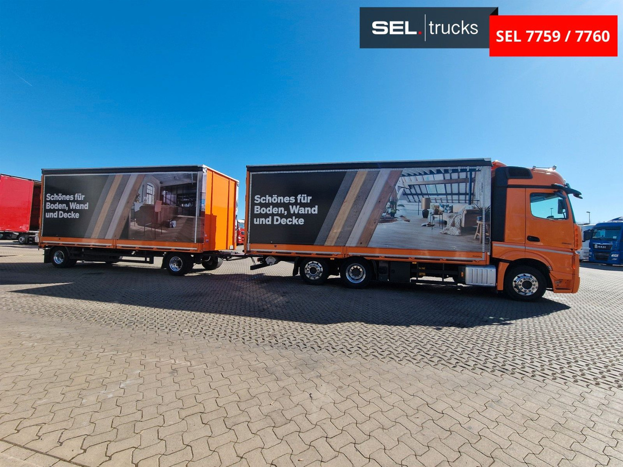 Mercedes-Benz Actros 2548 / Retarder / Euro 6E / Aluklappen - Curtainsider truck: picture 4 Mercedes-Benz Actros 2548 / Retarder / Euro 6E / Aluklappen - Curtainsider truck: picture 4