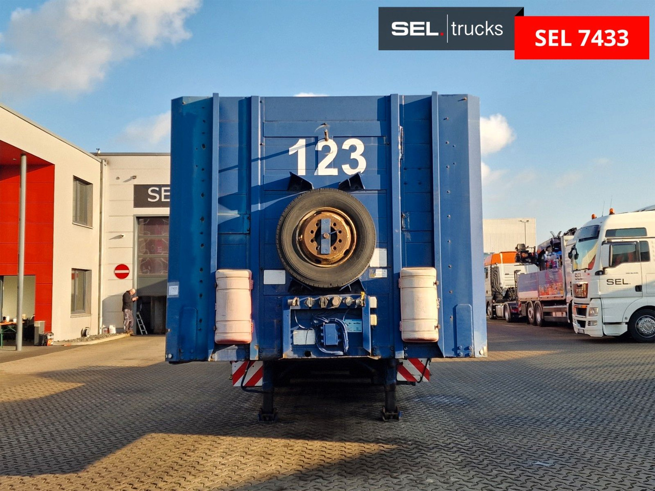 Meusburger MPS-4 / Lenkachse / Liftachse - Dropside/ Flatbed semi-trailer: picture 2 Meusburger MPS-4 / Lenkachse / Liftachse - Dropside/ Flatbed semi-trailer: picture 2