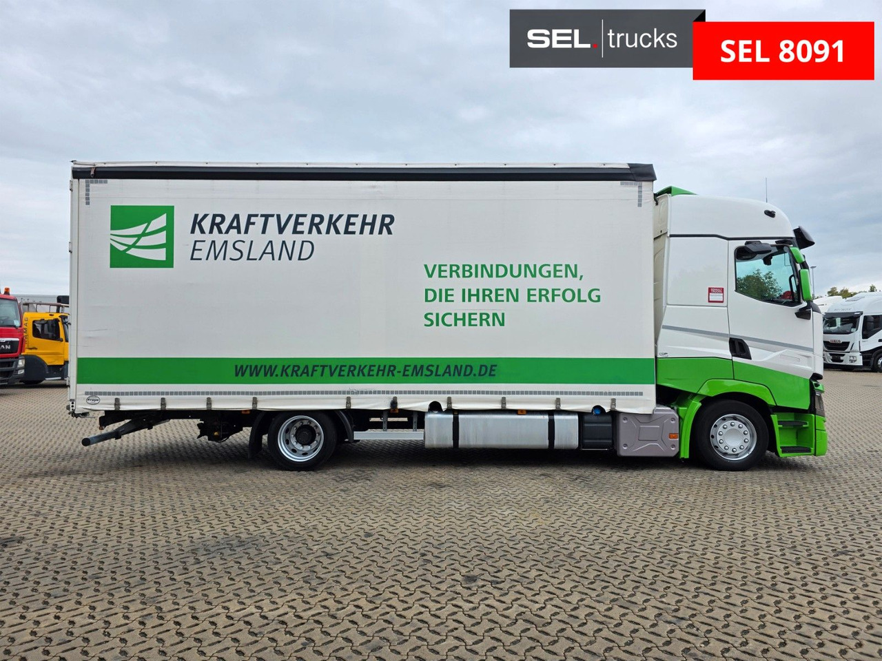 Renault T High 480 / Retarder / Jumbo / 6D - Curtainsider truck: picture 4 Renault T High 480 / Retarder / Jumbo / 6D - Curtainsider truck: picture 4