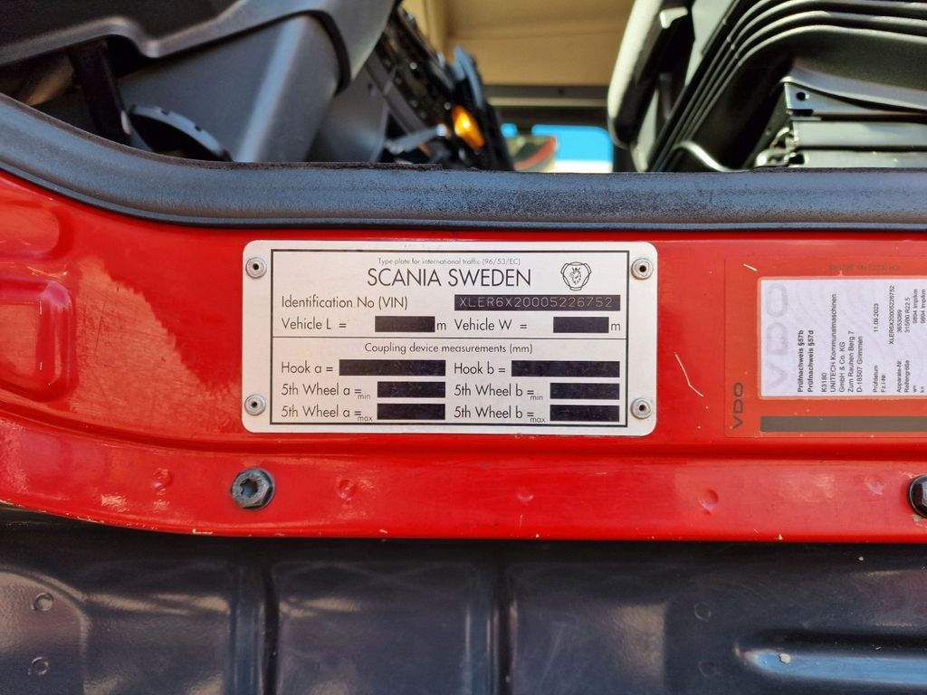 Crane truck, Dropside/ Flatbed truck Scania R 380 LB6X2*4MNA / Retarder / HIAB 166K: picture 15