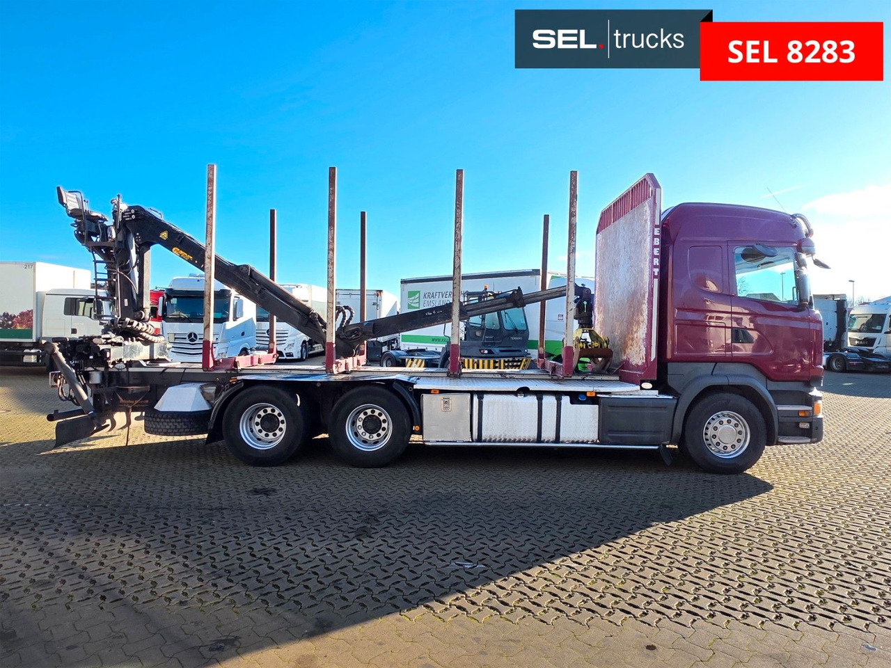 Scania R 580 LB6X4HNB / Retarder / Palfinger / V8 - Log truck, Crane truck: picture 4 Scania R 580 LB6X4HNB / Retarder / Palfinger / V8 - Log truck, Crane truck: picture 4