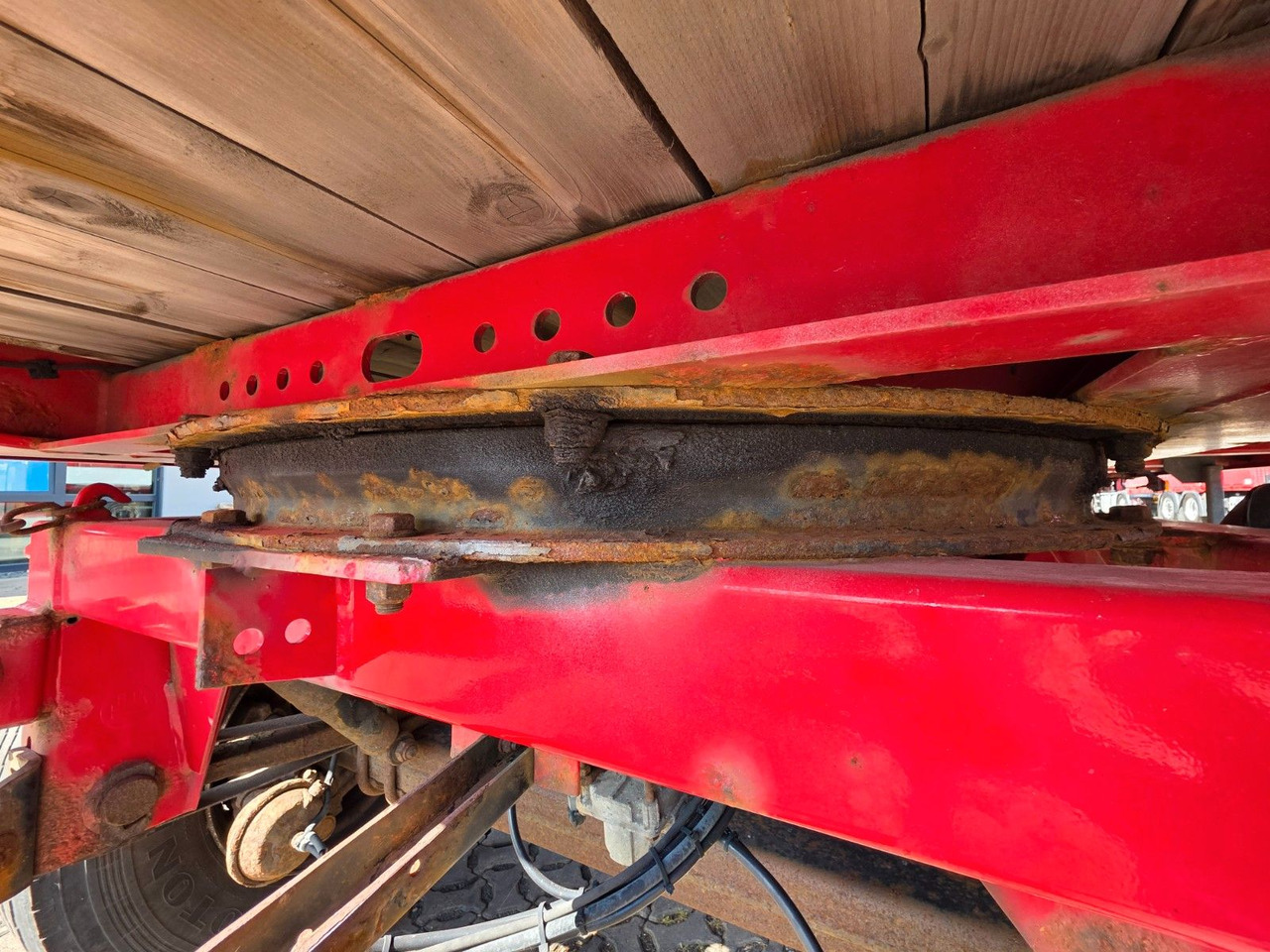 Dropside/ Flatbed trailer Schwarzmüller PA 2/E / Baustoff / 40 mm: picture 17
