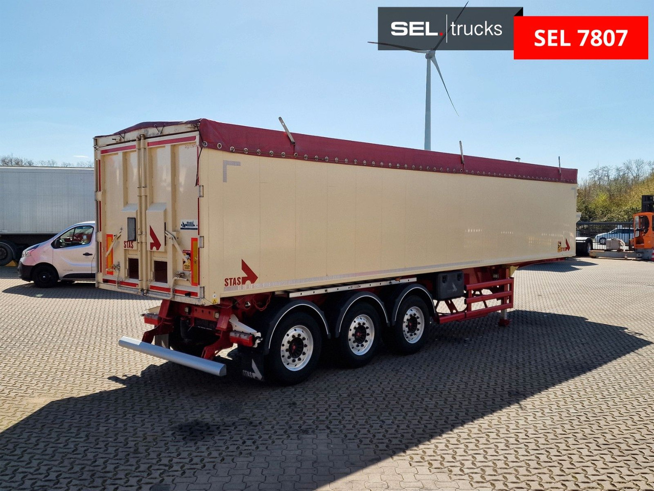 Stas S300CX / Alu-Felgen / EX II, FL, OX, AT / 50m³ - Tipper semi-trailer: picture 5 Stas S300CX / Alu-Felgen / EX II, FL, OX, AT / 50m³ - Tipper semi-trailer: picture 5
