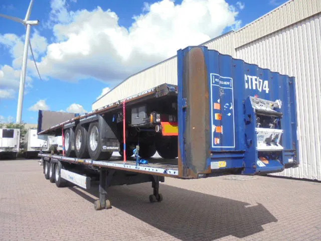 Krone SD MET RONG GATEN NL TRAILER 16x IN STOCK - Dropside/ Flatbed semi-trailer: picture 1 Krone SD MET RONG GATEN NL TRAILER 16x IN STOCK - Dropside/ Flatbed semi-trailer: picture 1