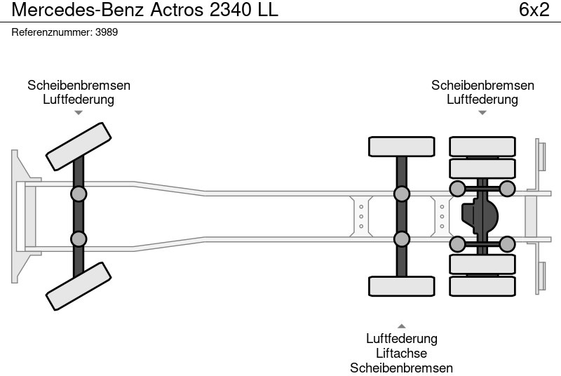 Autotransporter truck Mercedes-Benz Actros 2340 LL: picture 17