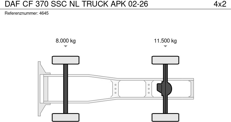 Tractor unit DAF CF 370 SSC NL TRUCK APK 02-26: picture 19