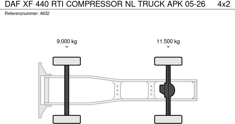 Tractor unit DAF XF 440 RTI COMPRESSOR NL TRUCK APK 05-26: picture 18