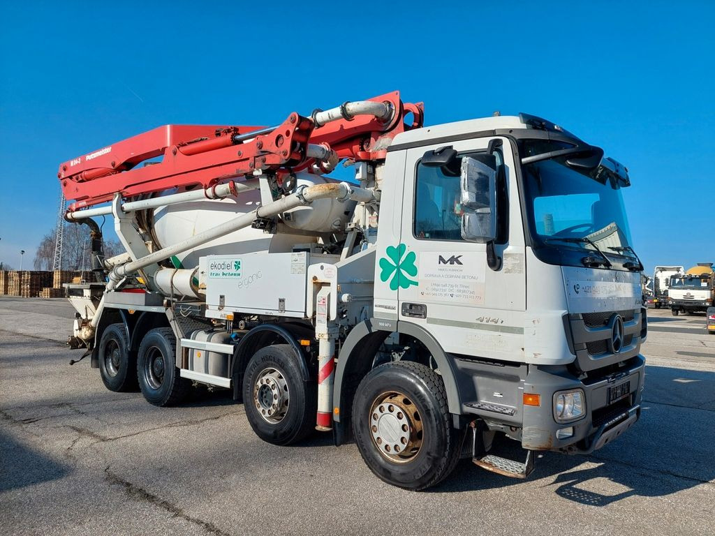 Mercedes-Benz Actros 4141 BB Putzmeister M24-3 Mercedes-Benz Actros 4141 BB Putzmeister M24-3 - Mixer pump truck: picture 2 Mercedes-Benz Actros 4141 BB Putzmeister M24-3 Mercedes-Benz Actros 4141 BB Putzmeister M24-3 - Mixer pump truck: picture 2