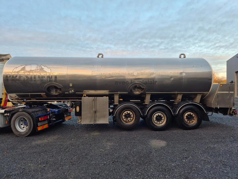 MAISONNEUVE 29000L INSULATED INOX TANK - 1 COMP - HYDRAULIC PUMP - Tank semi-trailer: picture 2 MAISONNEUVE 29000L INSULATED INOX TANK - 1 COMP - HYDRAULIC PUMP - Tank semi-trailer: picture 2