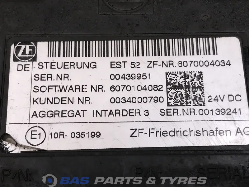 DAF Regeleenheid intarder DAF 1957045 - Cables/ Wire harness for Truck: picture 3 DAF Regeleenheid intarder DAF 1957045 - Cables/ Wire harness for Truck: picture 3