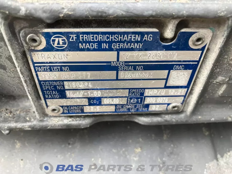 DAF XF106 DAF 12TX2621 TD TraXon Versnellingsbak 2119241 - Gearbox for Truck: picture 4 DAF XF106 DAF 12TX2621 TD TraXon Versnellingsbak 2119241 - Gearbox for Truck: picture 4
