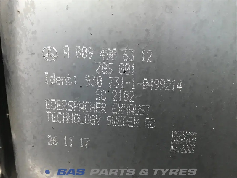 Mercedes-Benz Actros MP4 Uitlaatdemper Mercedes A 003 490 78 12 - Exhaust system for Truck: picture 5 Mercedes-Benz Actros MP4 Uitlaatdemper Mercedes A 003 490 78 12 - Exhaust system for Truck: picture 5